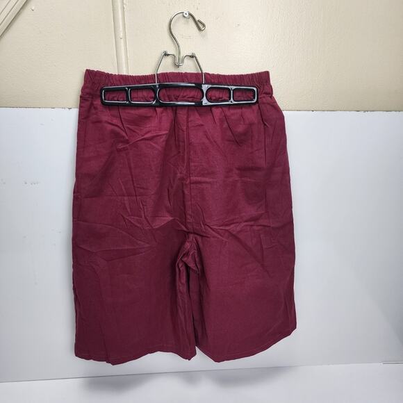 Women's Summer High Waisted Wide Leg Casual Pull-On Bermuda Shorts Size S - Picture 2 of 4
